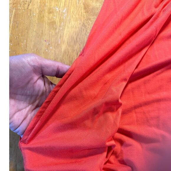 Lou & Grey Women's Red Sleeveless Midi Summer Dress Size L - Picture 6 of 8